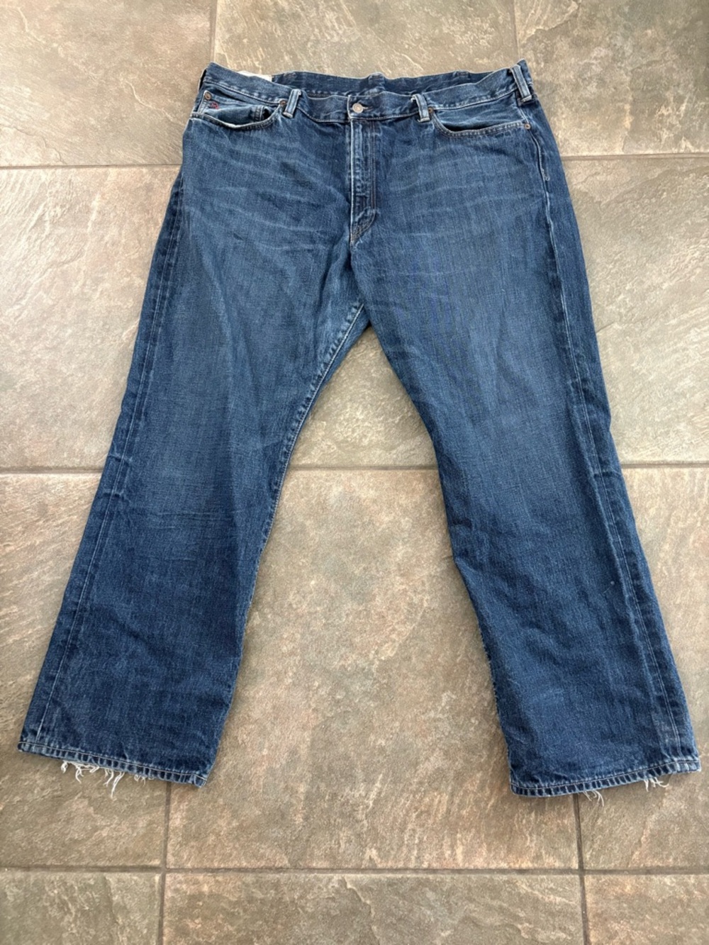 Polo Ralph Lauren Men's  Blue Relaxed Denim Jeans 42x30